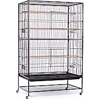 Prevue Pet Products Extra Large Wrought Iron Flight Cage Black Hammertone F050