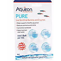 Aqueon PURE Live Beneficial Bacteria and Enzymes 4 ct.