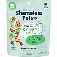Shameless Pet Treats Catnip N Chill Crunchy Cat Treats