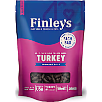 Finley's Turkey Recipe Soft Chew Training Bite Dog Treats
