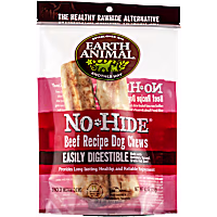 Earth Animal No-Hide Rolls Beef Recipe Medium Natural Long-Lasting Rawhide Alternative Dog Chew