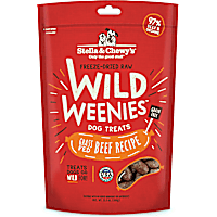 Stella & Chewy's Freeze-Dried Raw Wild Weenies Grass-Fed Beef Recipe Dog Treats