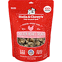 Stella & Chewy's Freeze-Dried Raw Single Ingredient Chicken Hearts Dog Treats