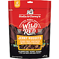 Stella & Chewy's Wild Red Jerky Nuggets Chicken & Duck Recipe Dog Treats