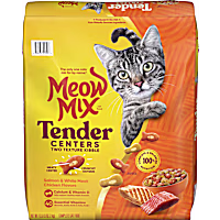 Meow Mix Tender Centers Salmon & White Meat Chicken Flavors Dry Cat Food