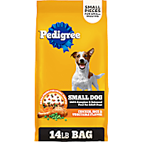 Pedigree Roasted Chicken and Vegetable Flavor Adult Small Dry Dog Food