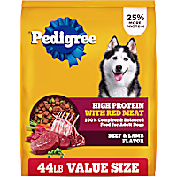 Pedigree High Protein Beef and Lamb Flavor Adult Dry Dog Food