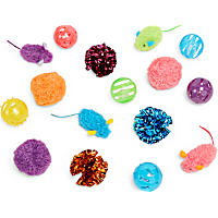 Petco Plush Mice & Variety Ball Cat Toy Multipack