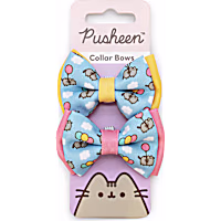 Pusheen Yellow and Pink Balloon Cat Bows