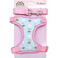 Pusheen Blue and Pink Balloon Cat Harness & Leash