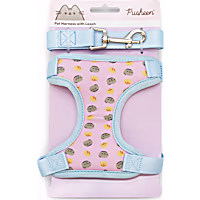 Pusheen Pink and blue Loaf Cat Harness & Leash