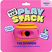 WAGLAB The Spinner Pink/Orange Dog Toy