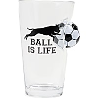 Petco Ball Is Life Soccer Ball Pint Glass