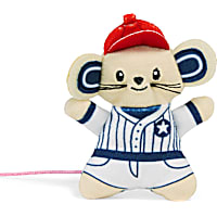 Petco Americana Baseball Player Mouse Cat Toy