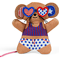 Petco Americana Bathing Suit Mouse Cat Toy