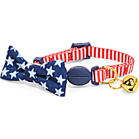 Petco Red White & Blue Breakaway Kitten Collar