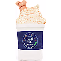 Petco Pumpkin Spice Latte Plush Dog Toy