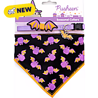 Pusheen Bat Bandana Set for Cats
