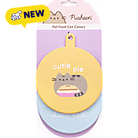 Pusheen Yellow & Blue Can Covers 2PK for Cats