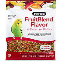 ZuPreem AvianMaintenance FruitBlend Bird Diet for Small Birds