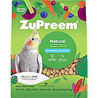 ZuPreem AvianMaintenance Natural Bird Diet for Cockatiels