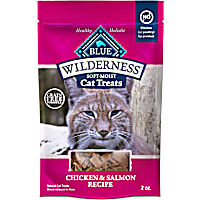 Blue Buffalo Wilderness Grain Free Soft-Moist Chicken & Salmon Cat Treats