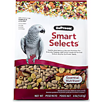 ZuPreem Smart Selects Blend Parrots and Conures, 4lbs.