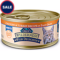 Blue Buffalo Wilderness Wild Delights Chicken & Turkey Wet Cat Food