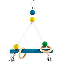 You & Me Bird Perch Swing with Bells