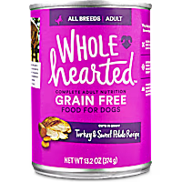 WholeHearted Grain Free Adult Turkey and Sweet Potato Recipe Wet Dog Food