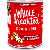 WholeHearted Grain-Free Adult Beef and Chicken Dinner Wet Dog Food