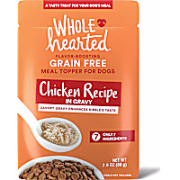 WholeHearted Chicken Recipe in Gravy Dog Meal Topper