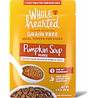 WholeHearted Pumpkin Soup Puree Dog Meal Topper