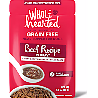 WholeHearted Beef Recipe in Gravy Dog Meal Topper