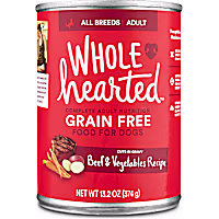 WholeHearted Grain Free Adult Beef and Vegetable Recipe Wet Dog Food