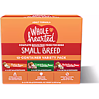 WholeHearted Grain Free Small Breed Minced in Gravy Adult Wet Dog Food Variety Pack
