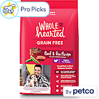 WholeHearted Grain Free All Breed Beef & Pea Recipe Dry Puppy Food