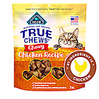 Blue Buffalo True Chews Made in the USA Chicken Recipe Natural Chewy Cat Treats