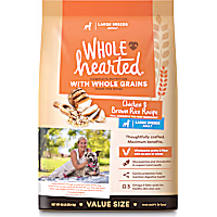 WholeHearted Adult Large-Breed Chicken & Brown Rice Recipe with Whole Grains Dry Dog Food
