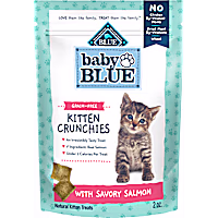 Blue Buffalo Baby BLUE Crunchies, Savory Salmon, Natural Kitten Treats
