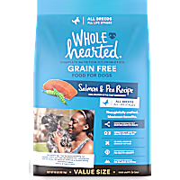 WholeHearted Grain Free All Life Stages Salmon and Pea Recipe Dry Dog Food