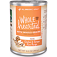 WholeHearted Chicken & Brown Rice Recipe Pate with Whole Grains Wet Dog Food