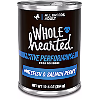 WholeHearted Active Performance White Fish & Salmon Recipe Wet Dog Food With Whole Grains