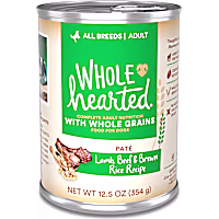 WholeHearted Lamb, Beef & Brown Rice Recipe Pate Dog Food