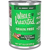 WholeHearted Lamb, Beef & Vegetables Recipe Cuts in Gravy Dog Food