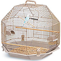 You & Me Parakeet Octagon Cage with Stand
