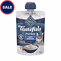 Blue Buffalo BLUE Tastefuls Chicken Resealable Twist Cap Adult Cat Natural Purees