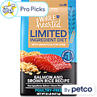 WholeHearted Limited Ingredient Diet Salmon & Brown Rice Recipe Dog Food