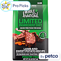 WholeHearted Limited Ingredient Diet Lamb & Sweet Potato Recipe Dog Food