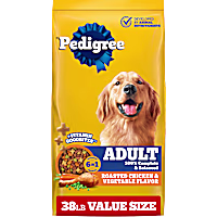 Pedigree Adult Complete Nutrition Roasted Chicken & Vegetable Flavor High Protein Adult Dry Dog Food